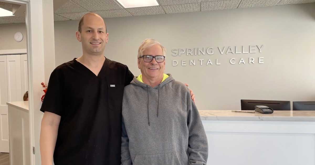 Dr. Mady with patient at Spring Valley Dental Care Bergen County NJ