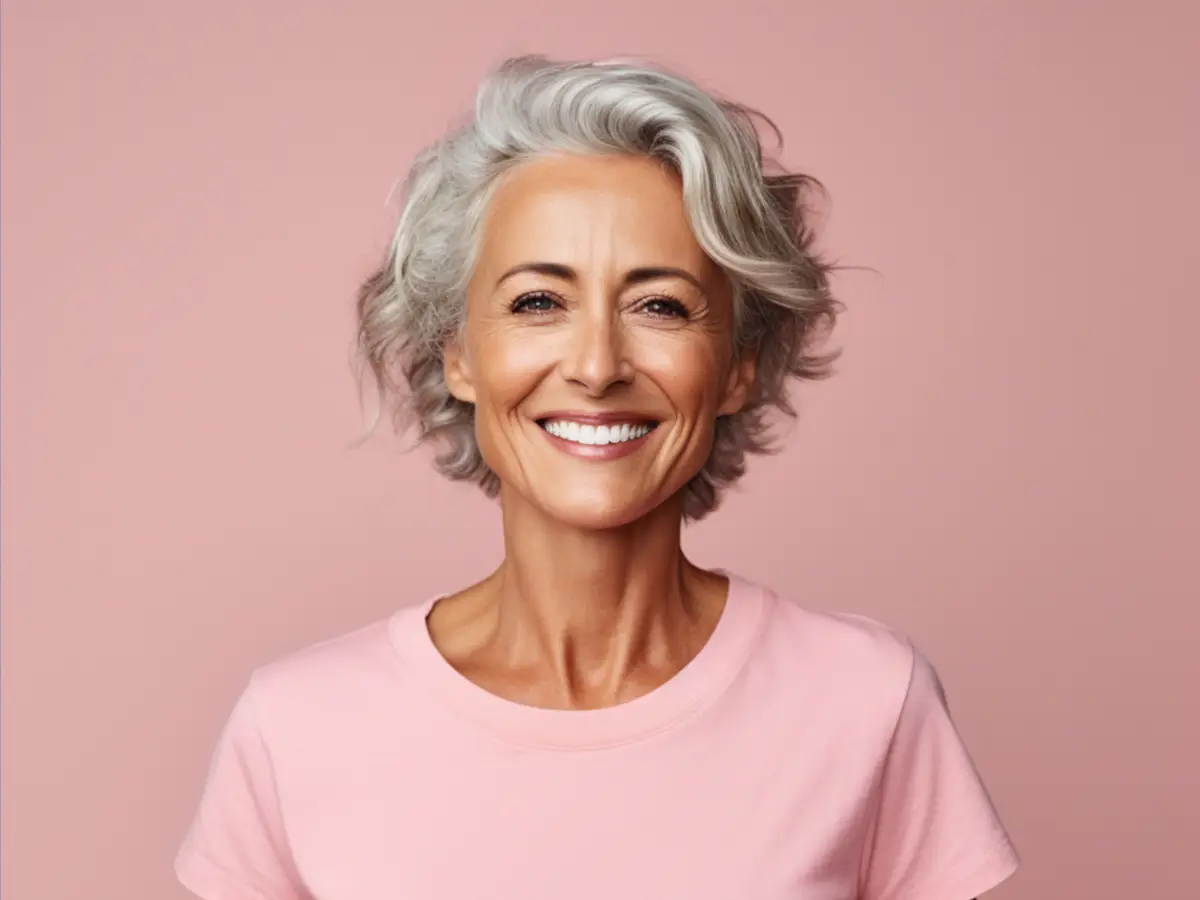 Patient smiling after a full-arch dental implant restoration at Spring Valley Dental Care