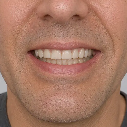 Patient smile after treatment
